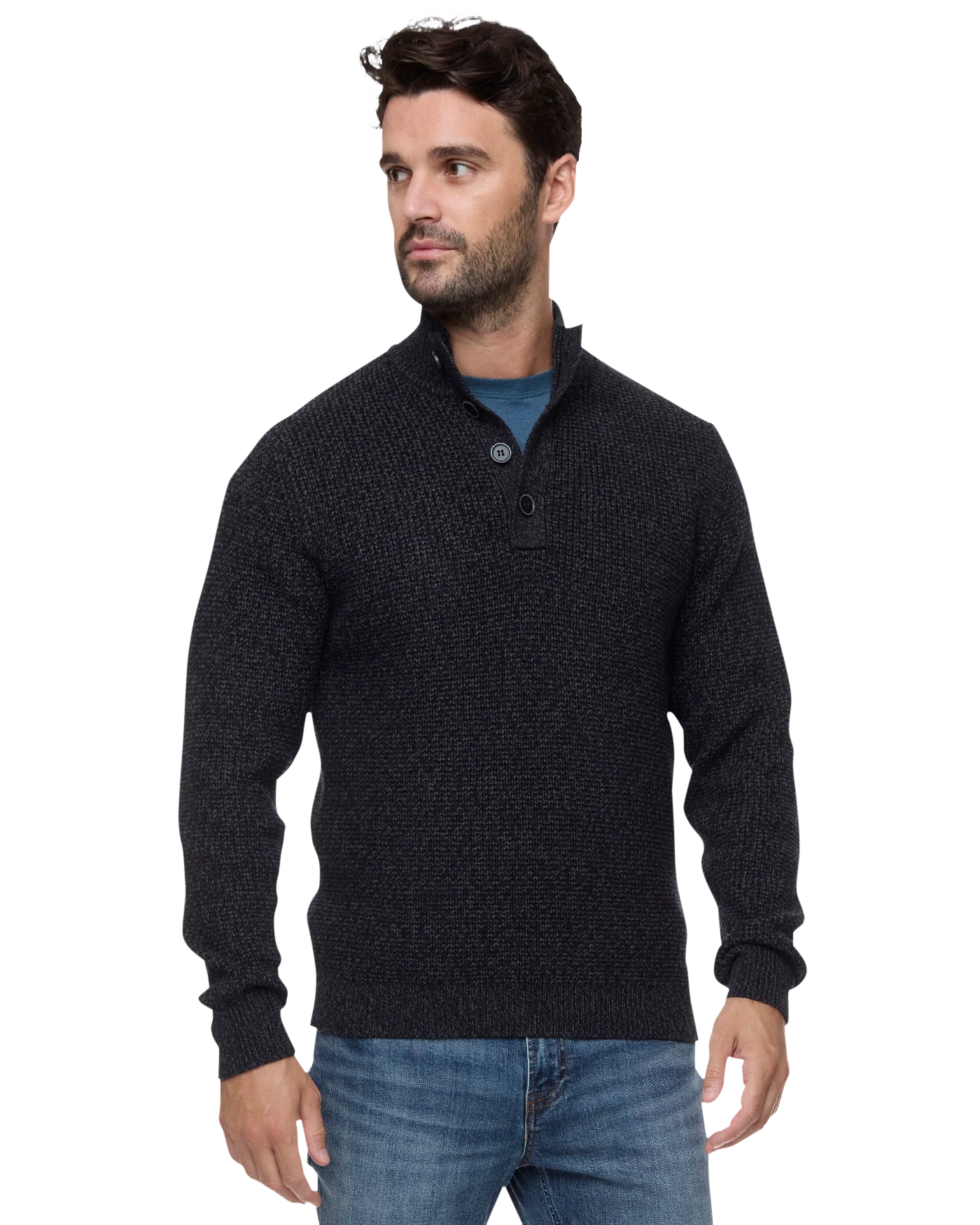 Dom Cooling Mock Neck Sweater