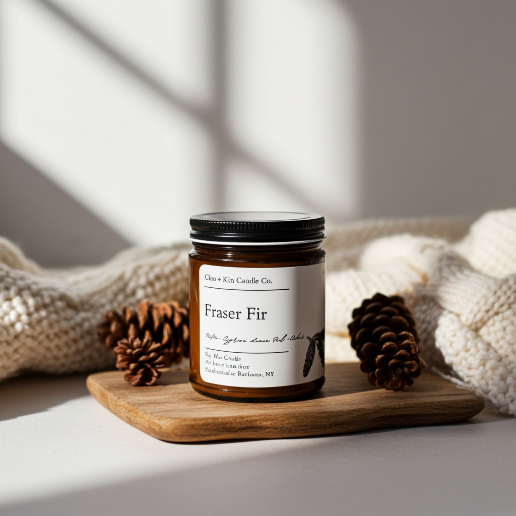 Cleo + Kin Candle Fraser Fir