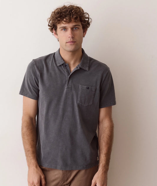Luxe Slub Pocket Polo