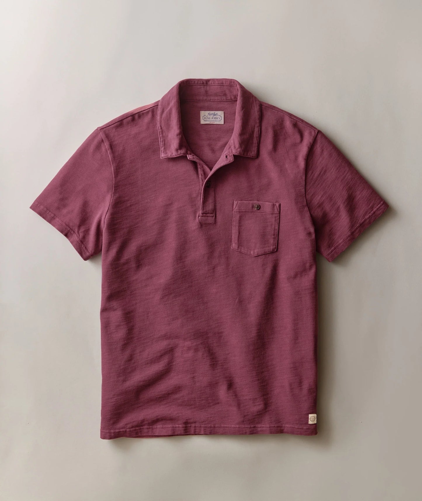 Luxe Slub Pocket Polo