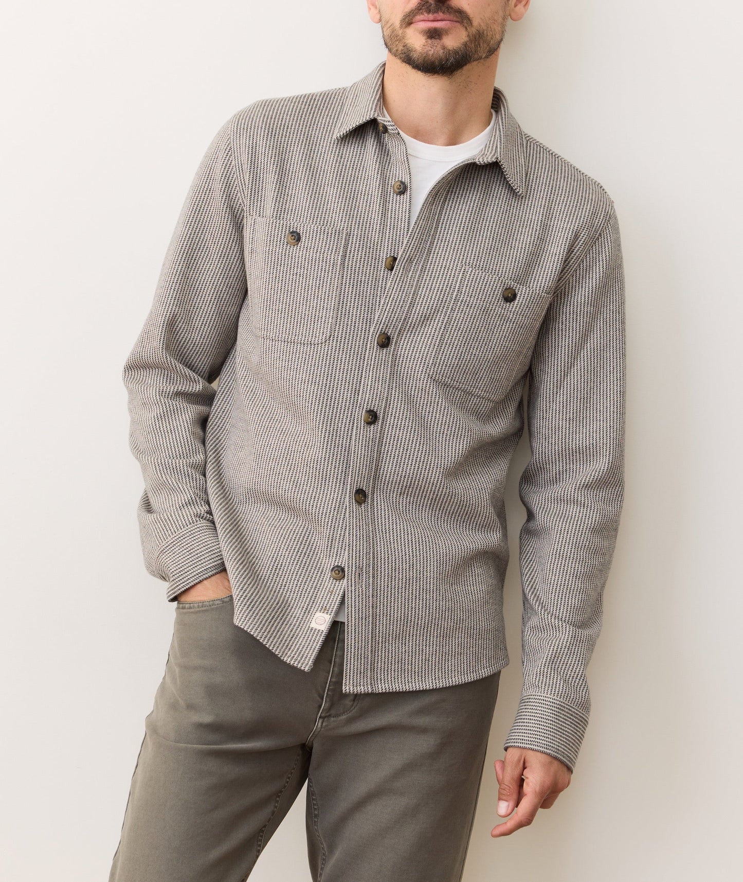 Auggie Pacifica Stretch Twill Overshirt