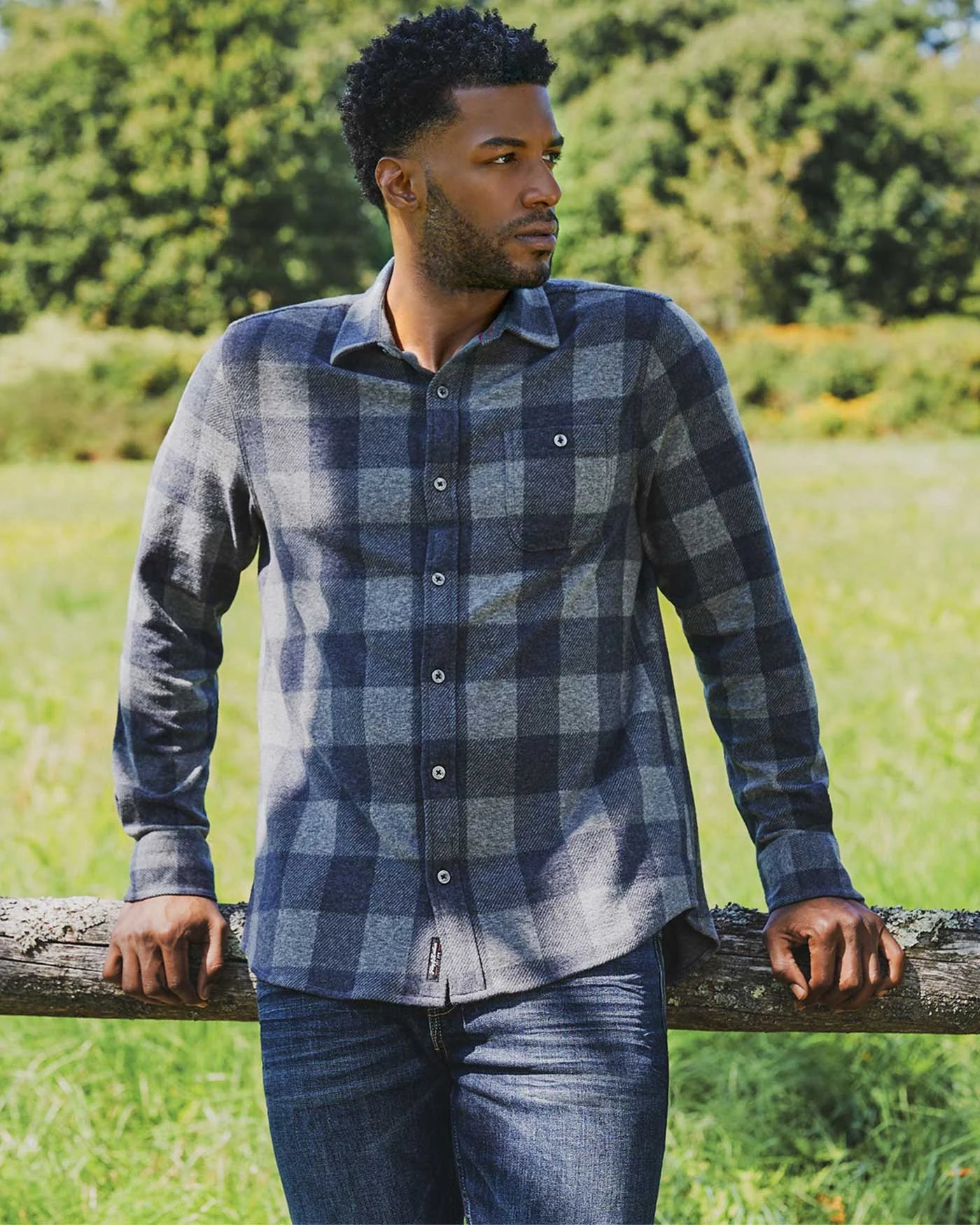 Thatcher Hero Knit Flannel Shirt