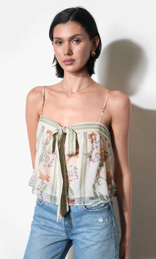 Taylor Tie Front Top