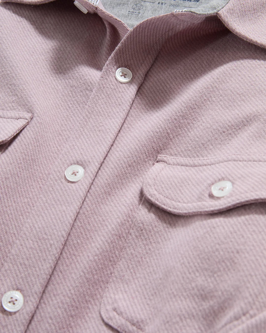 Hero Solid Twill Knit Flannel Shirt