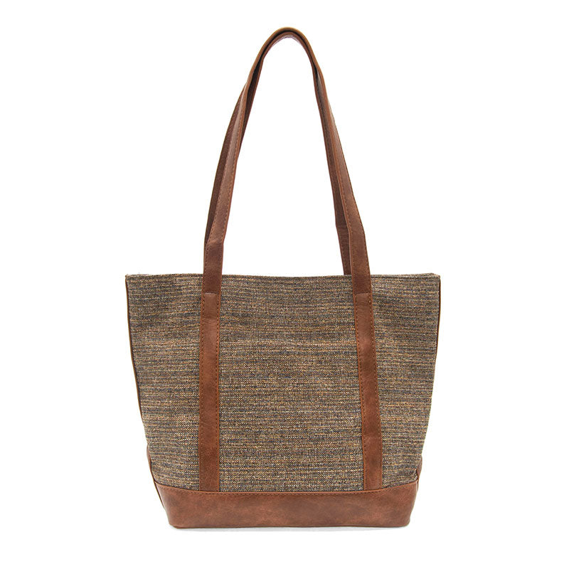 Tia Tweed Pocket Tote