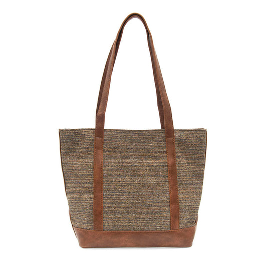 Tia Tweed Pocket Tote