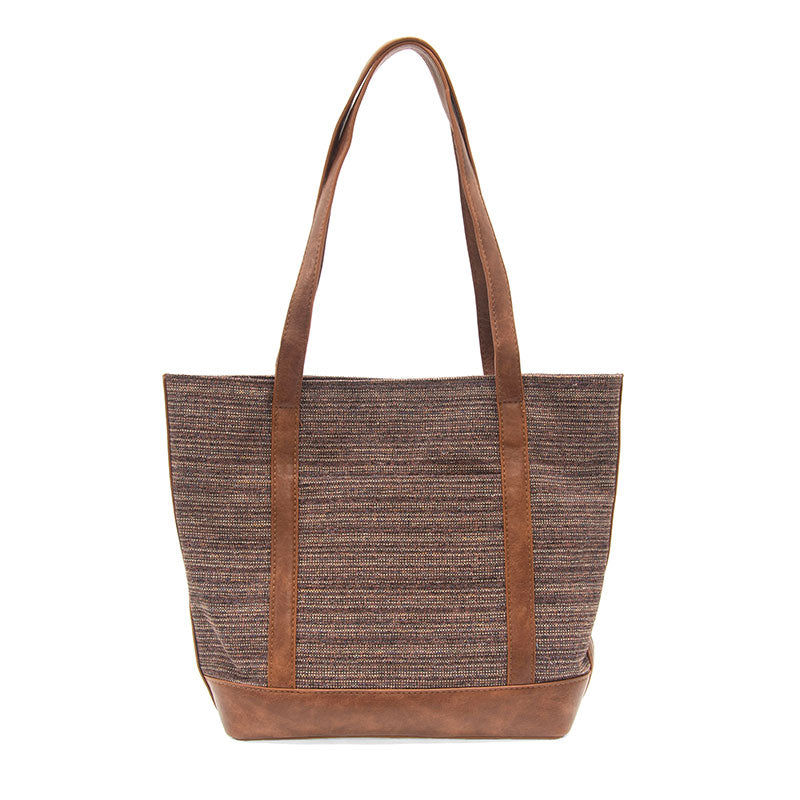 Tia Tweed Pocket Tote