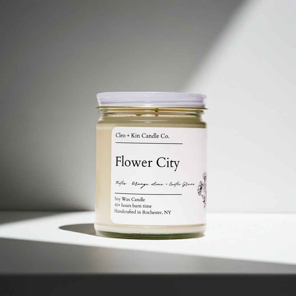 Cleo + Kin Candle Flower City