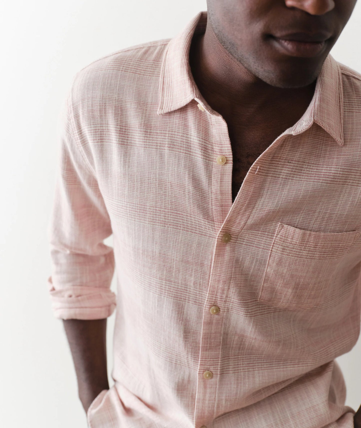 Daxton Stretch Selvage Long Sleeve Shirt