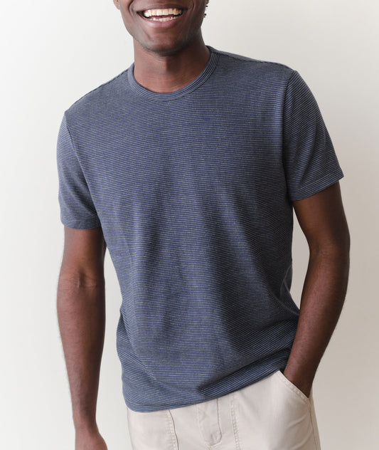 Micah Jacquard Crew Tee
