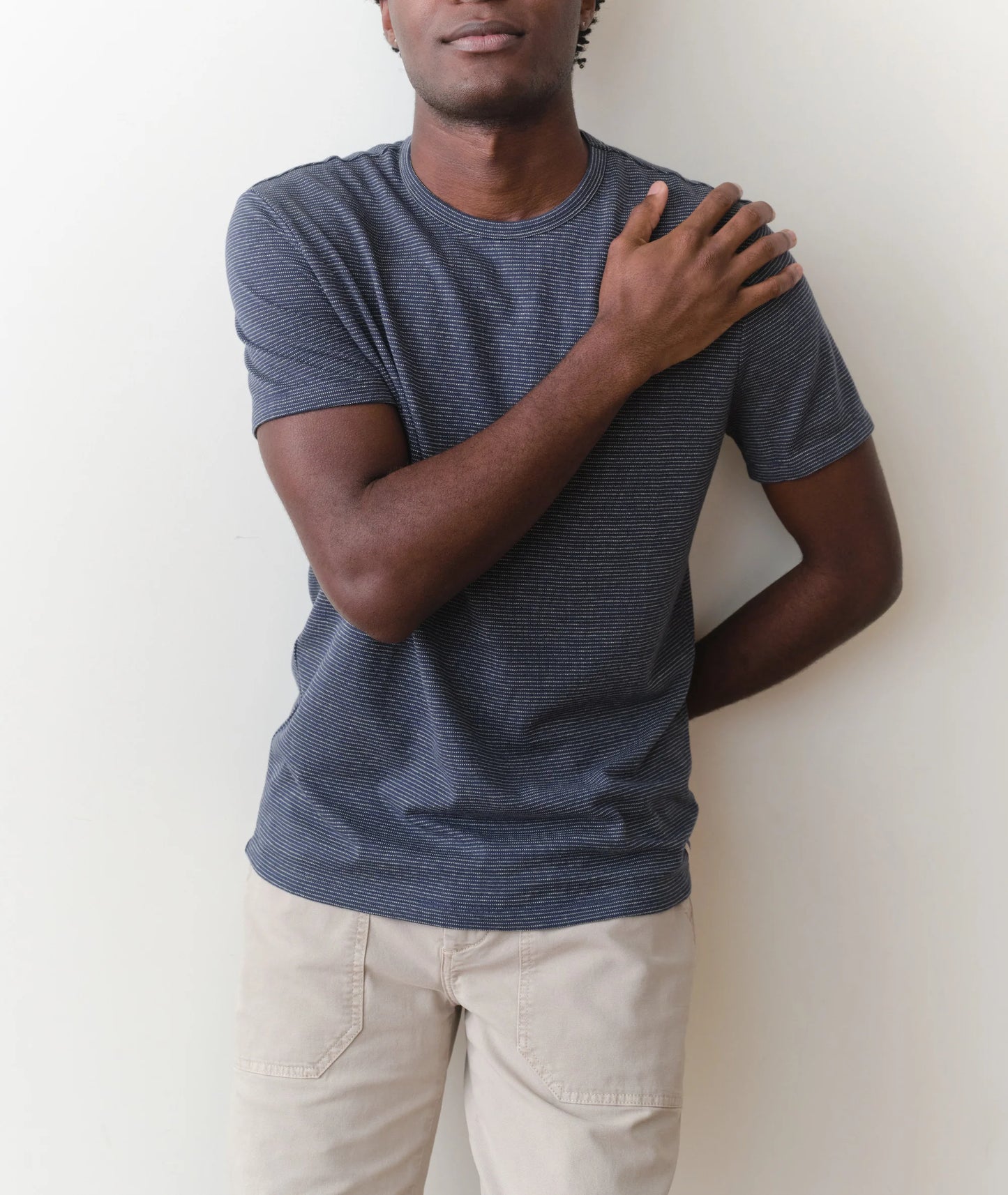 Micah Jacquard Crew Tee