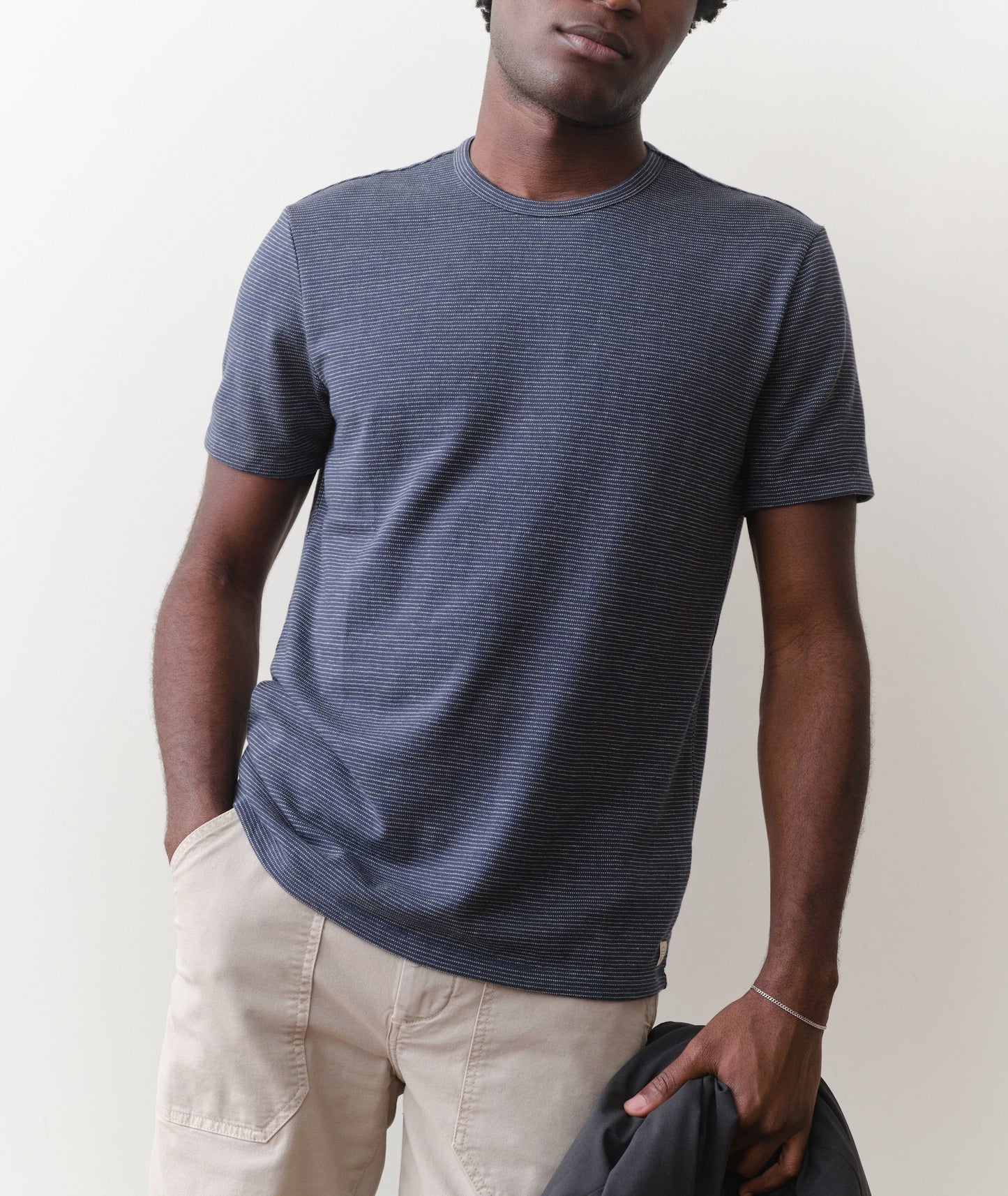 Micah Jacquard Crew Tee