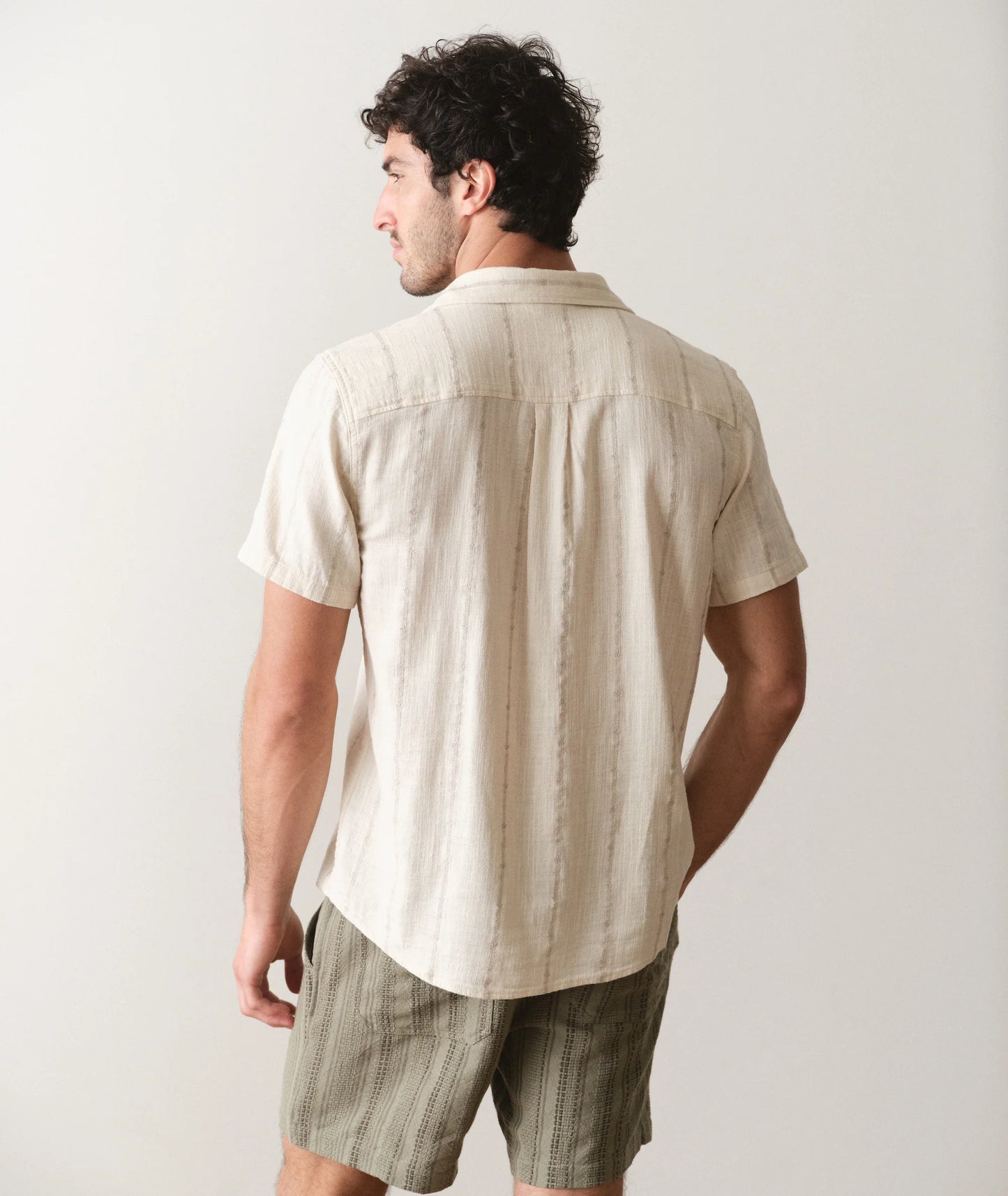 Carson Stretch Selvage Short Sleeve Shirt