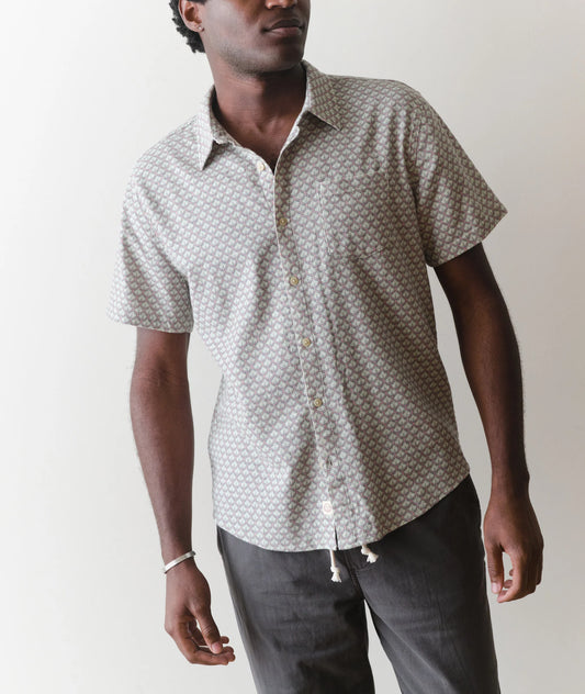 Steve Stretch Selvage Short Sleeve Shirt