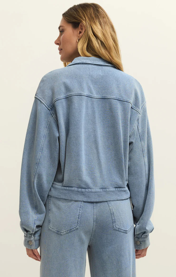 Heritage Knit Denim Shacket