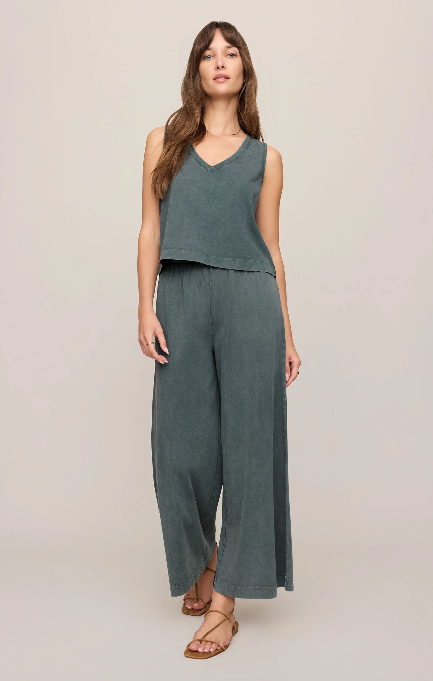 Scout Jersey Crop Flare Pant