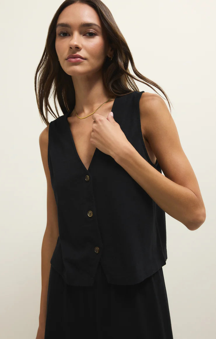 Noelle Jersey Sleeveless Top