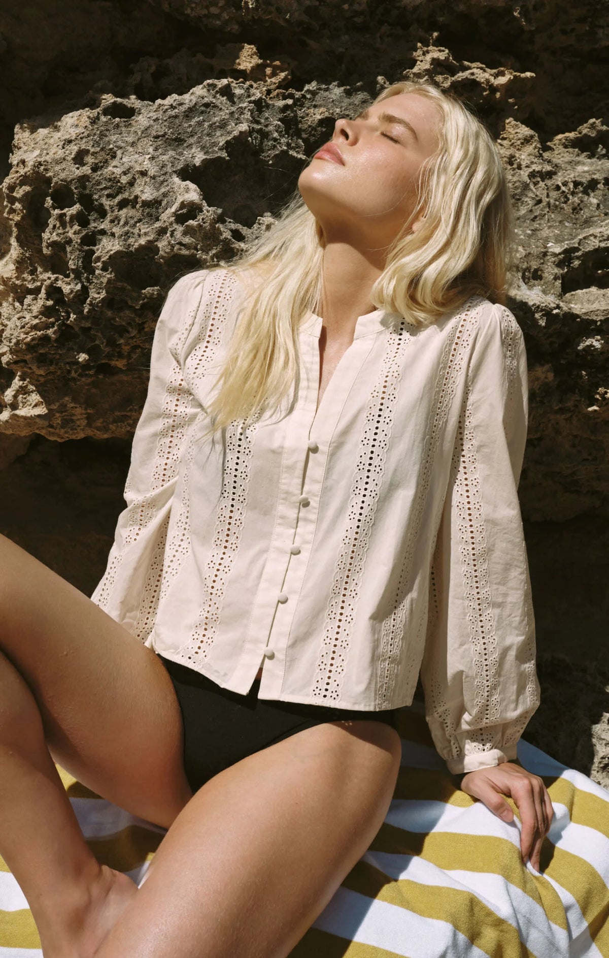 Louella Button Up Top