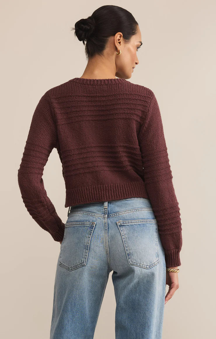 Betsy Between The Lines Cardigan