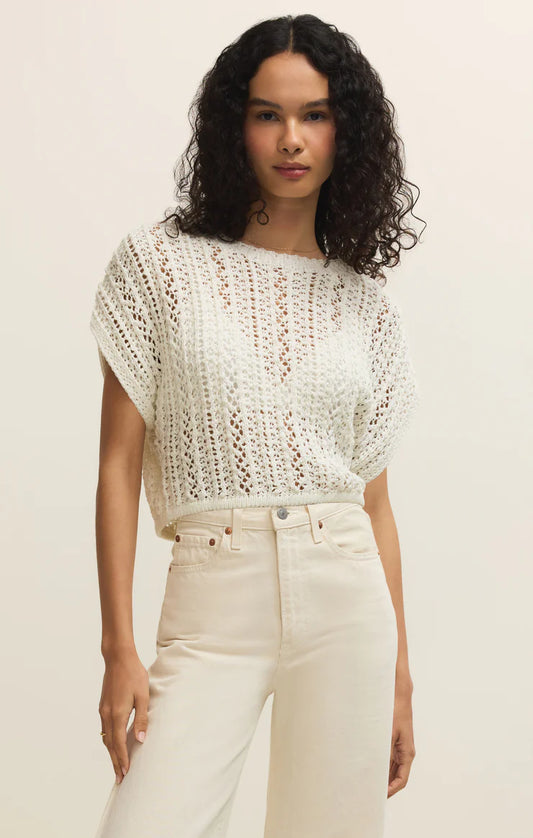 Ballast Cropped Crochet Top