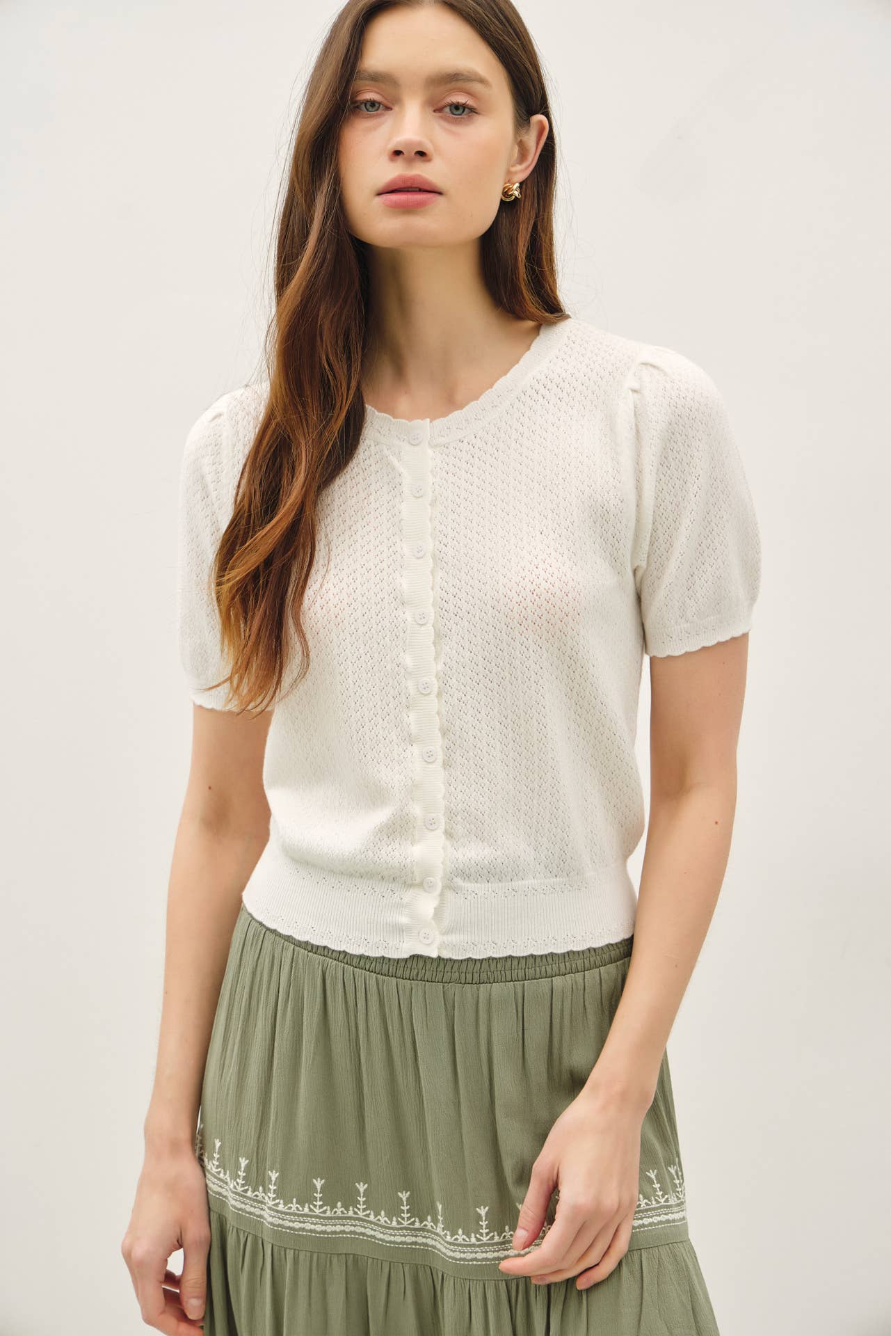 Poppy Short Sleeve Cardigan