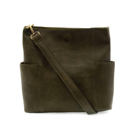 Kayleigh Side Pocket Bucket Bag Wine