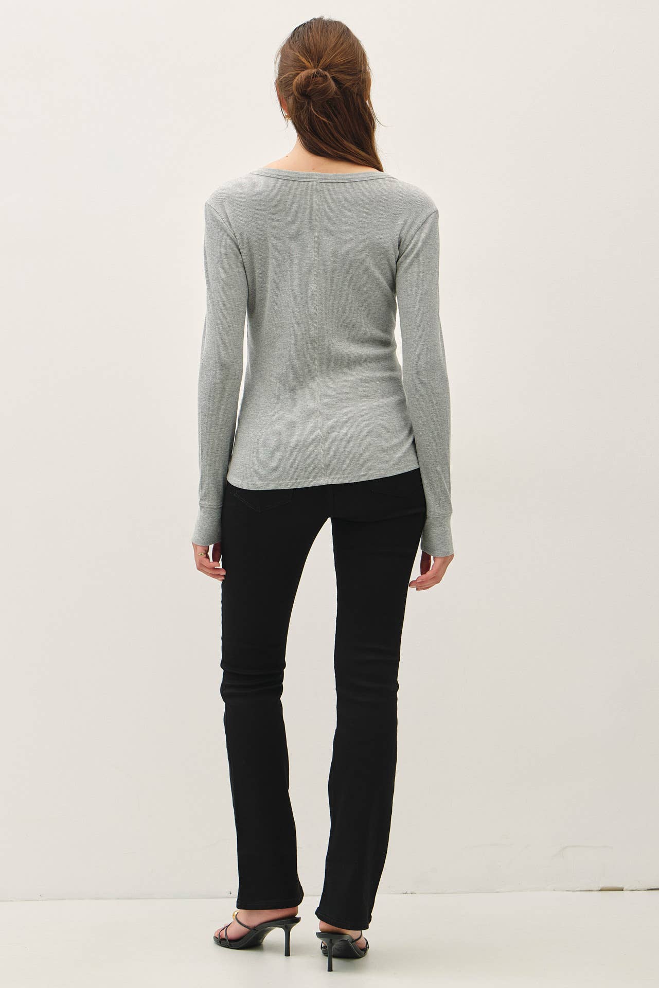 Anna Henley Snap Top