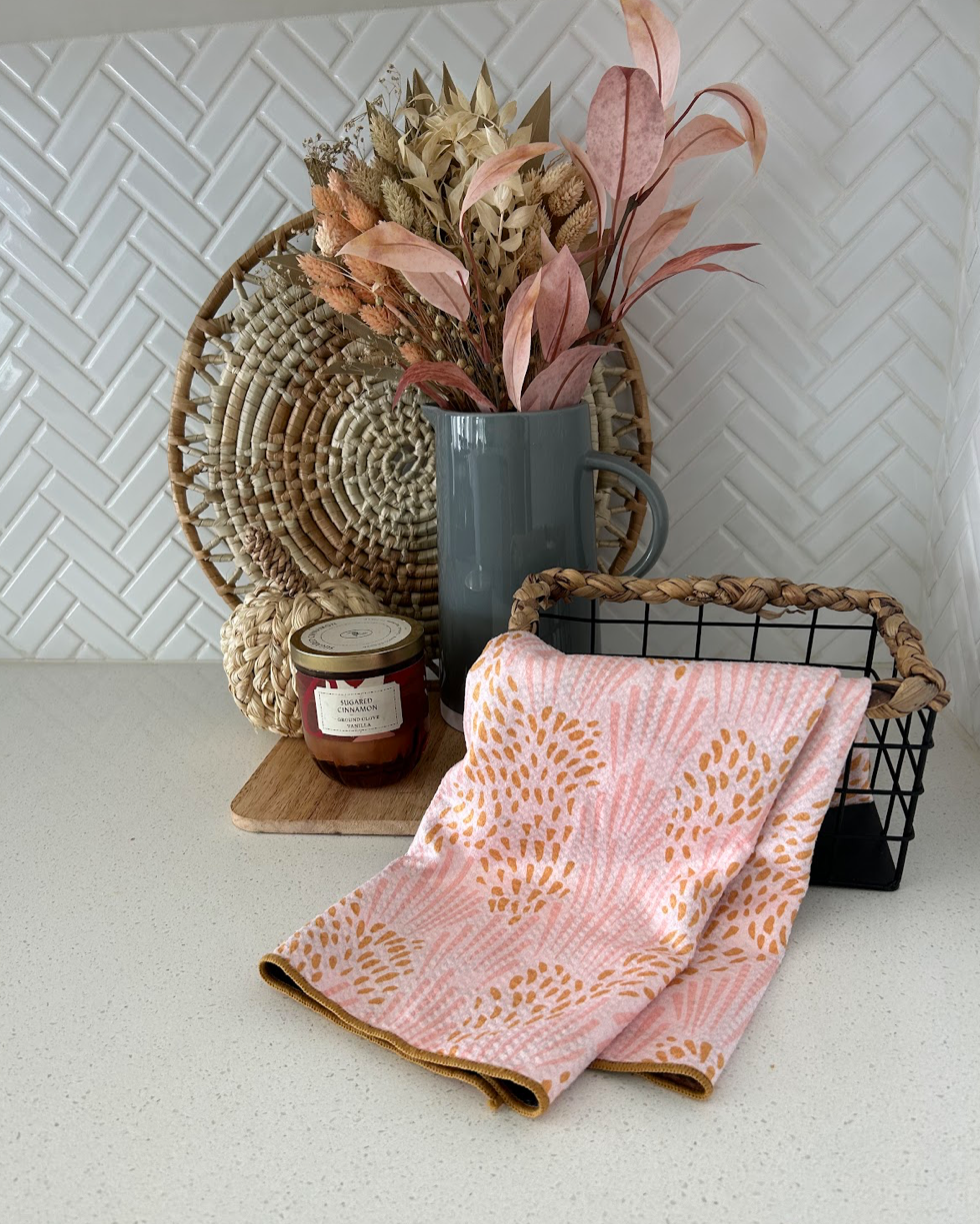 Chrysanthemum Tea Towel