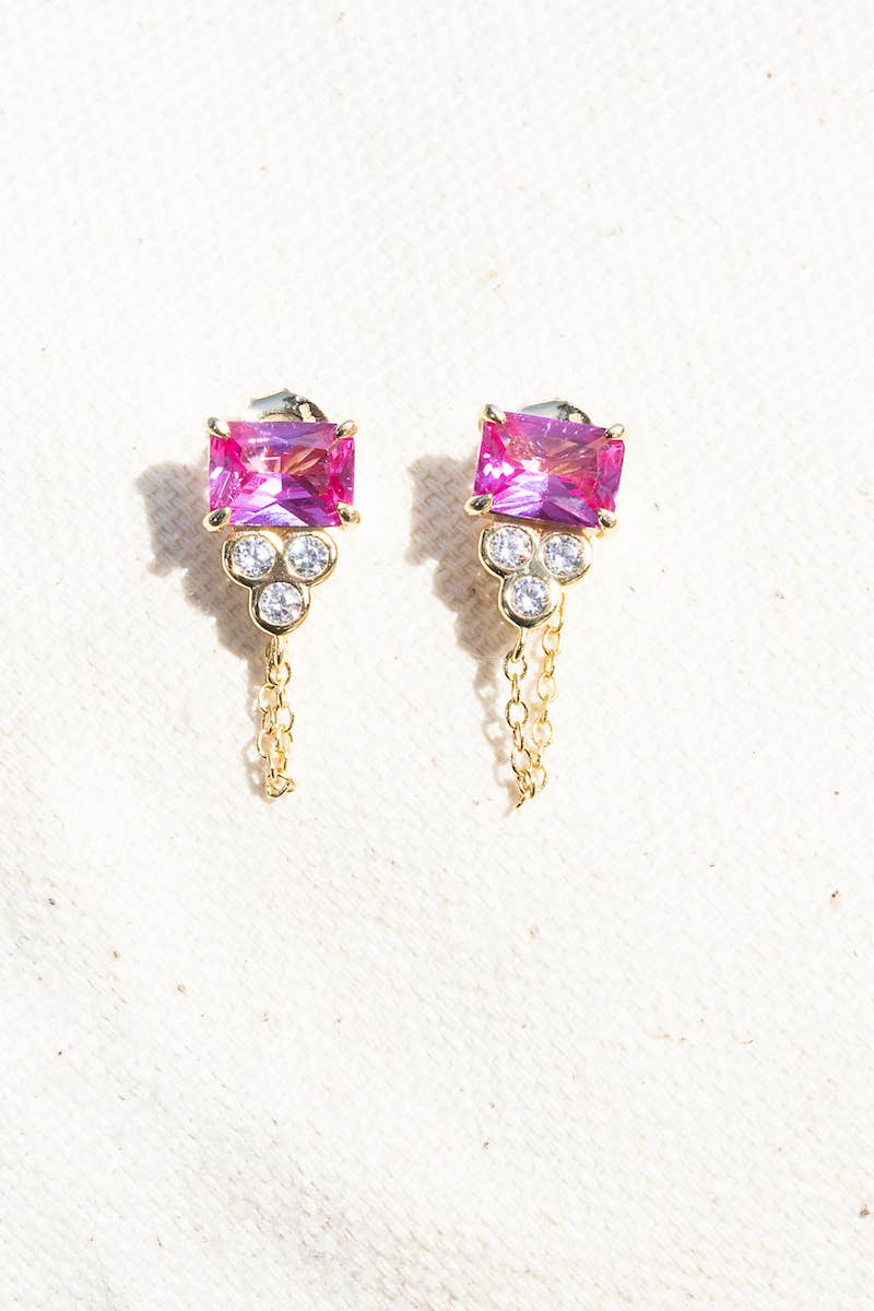 Shiva Earrings - Pink
