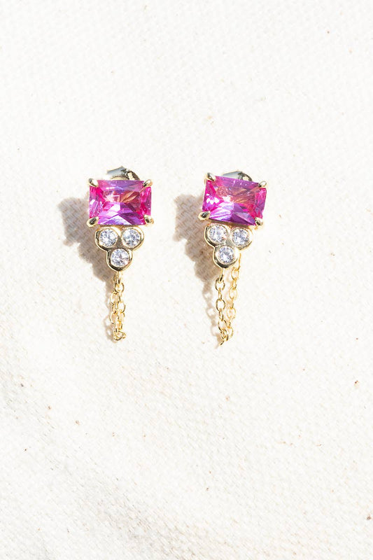 Shiva Earrings - Pink