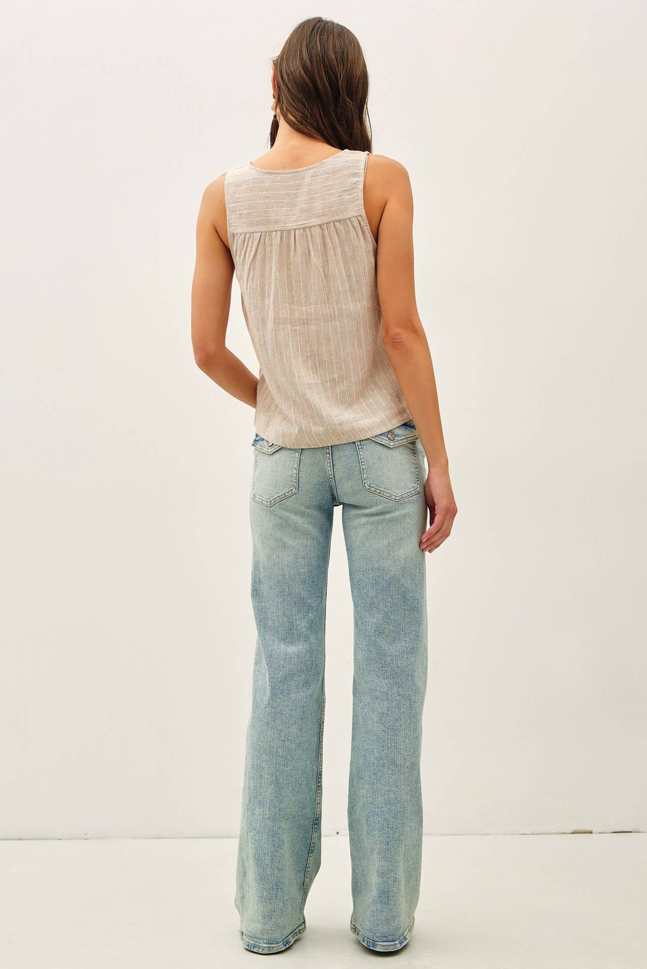 Victoria Linen Blend Tank