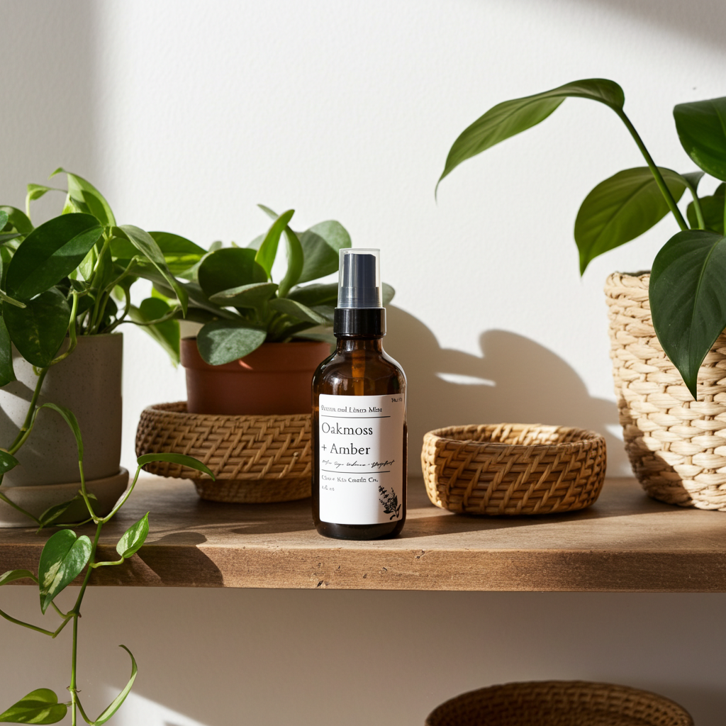 Cleo + Kin Room Spray Oakmoss + Amber