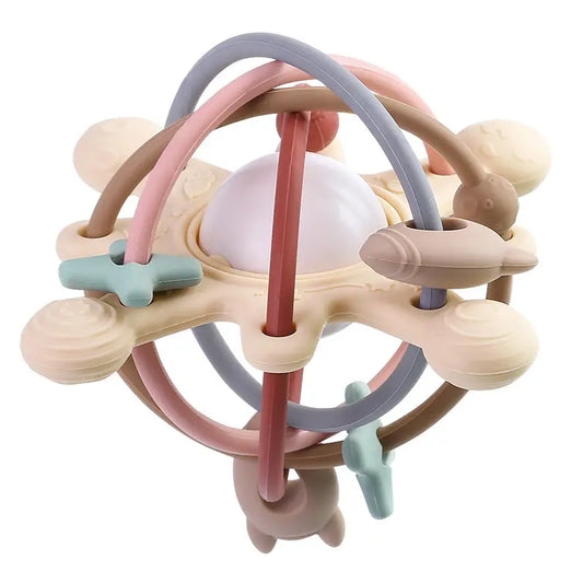 Satellite 3 in 1 - Rattle, Teether, Sensory Toy - Earth