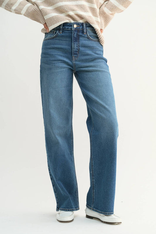 Bella High Rise Straight Jean