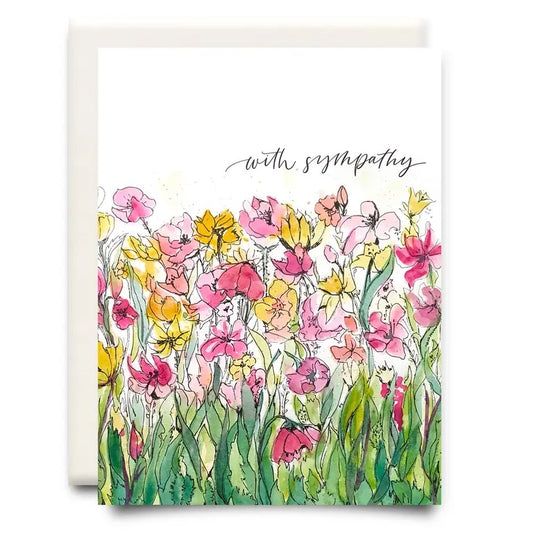 With Sympathy - Condolence Greeting Card