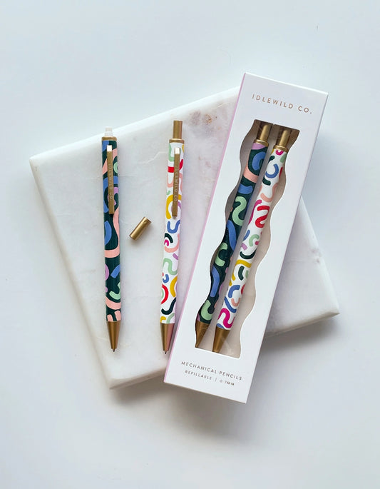 Mechanical Pencils -  Rainbow Squiggle