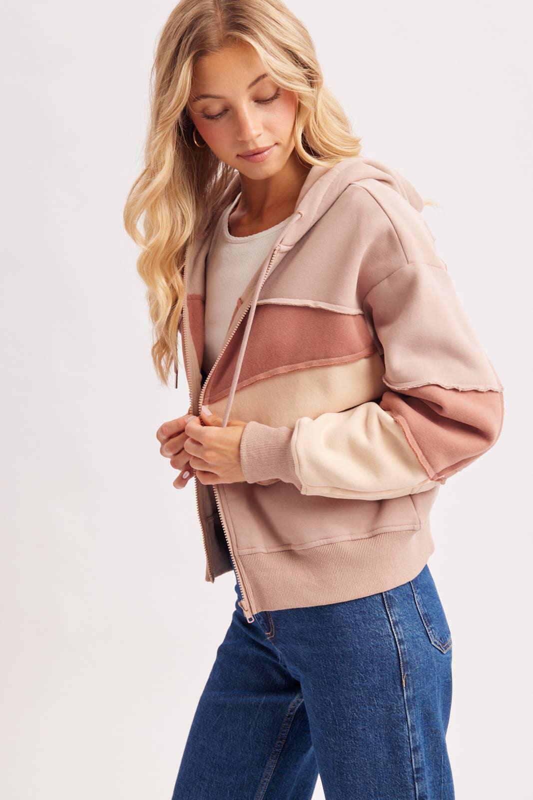 Adeline Patchwork Hoodie