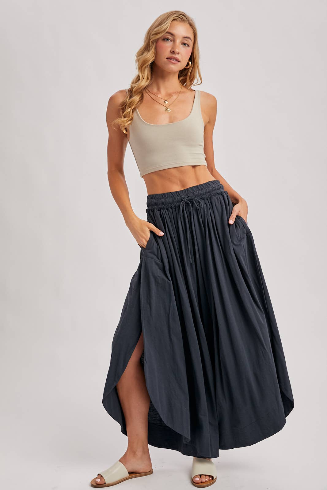 Eliza Round Hem Pants