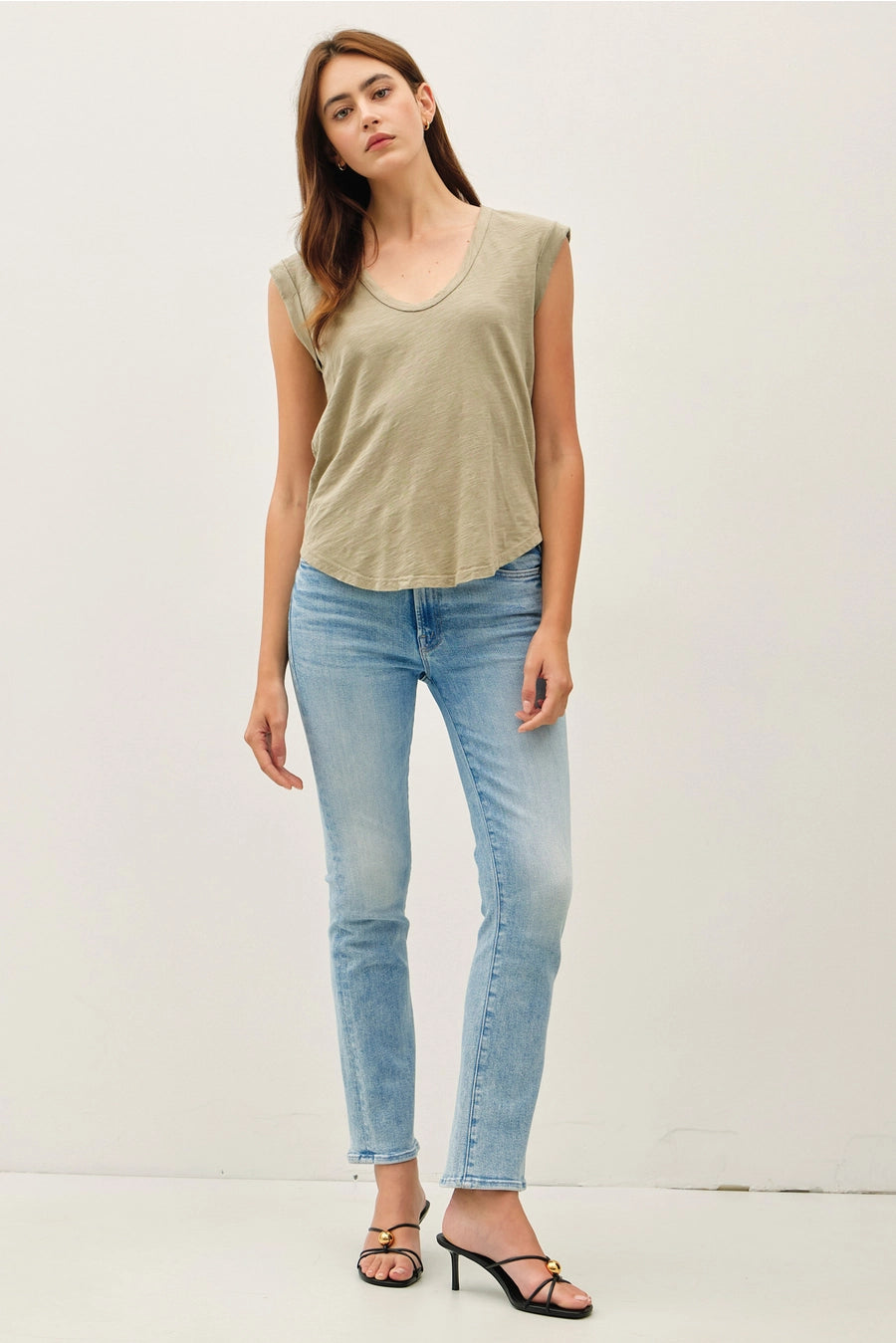 Rhonnie Cap Sleeve Top