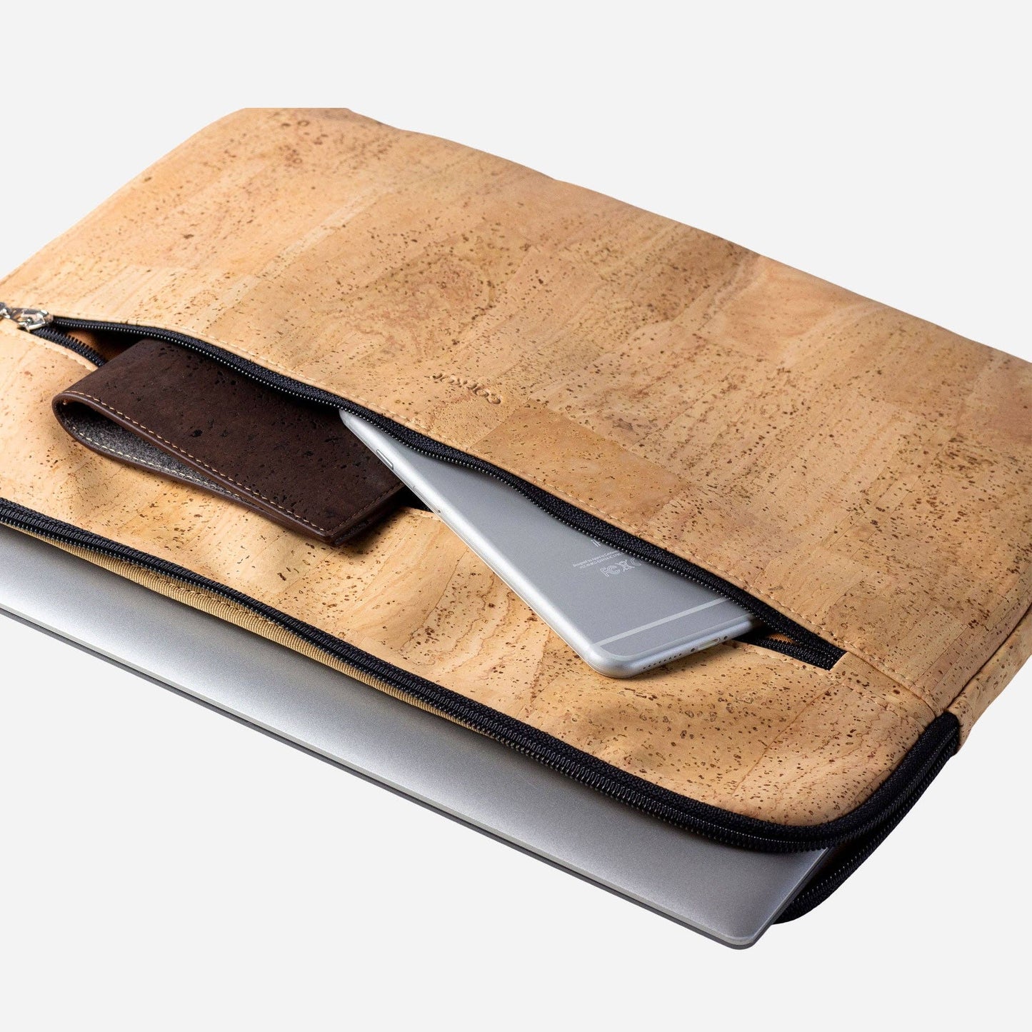 Laptop Sleeve with Pocket 14" and 16" Cork