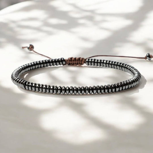 Men's Hematite Stone Bracelet