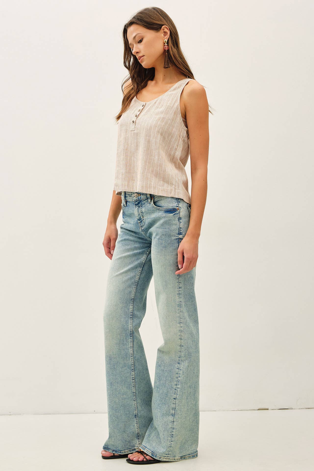 Victoria Linen Blend Tank