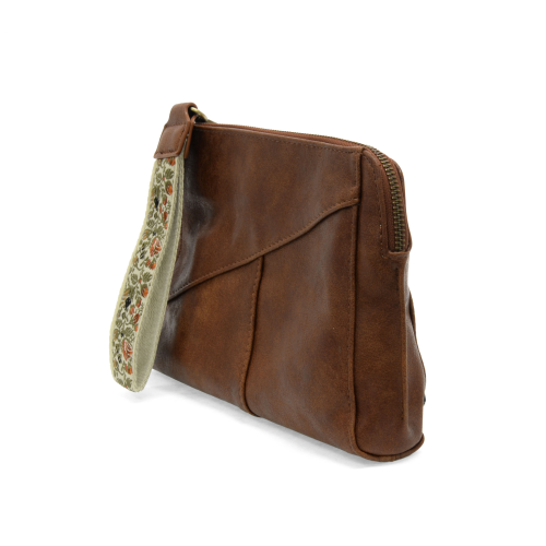 Gigi Crossbody with Woven Wristlet Strap