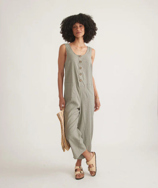 Sydney Button Jumpsuit X-Small