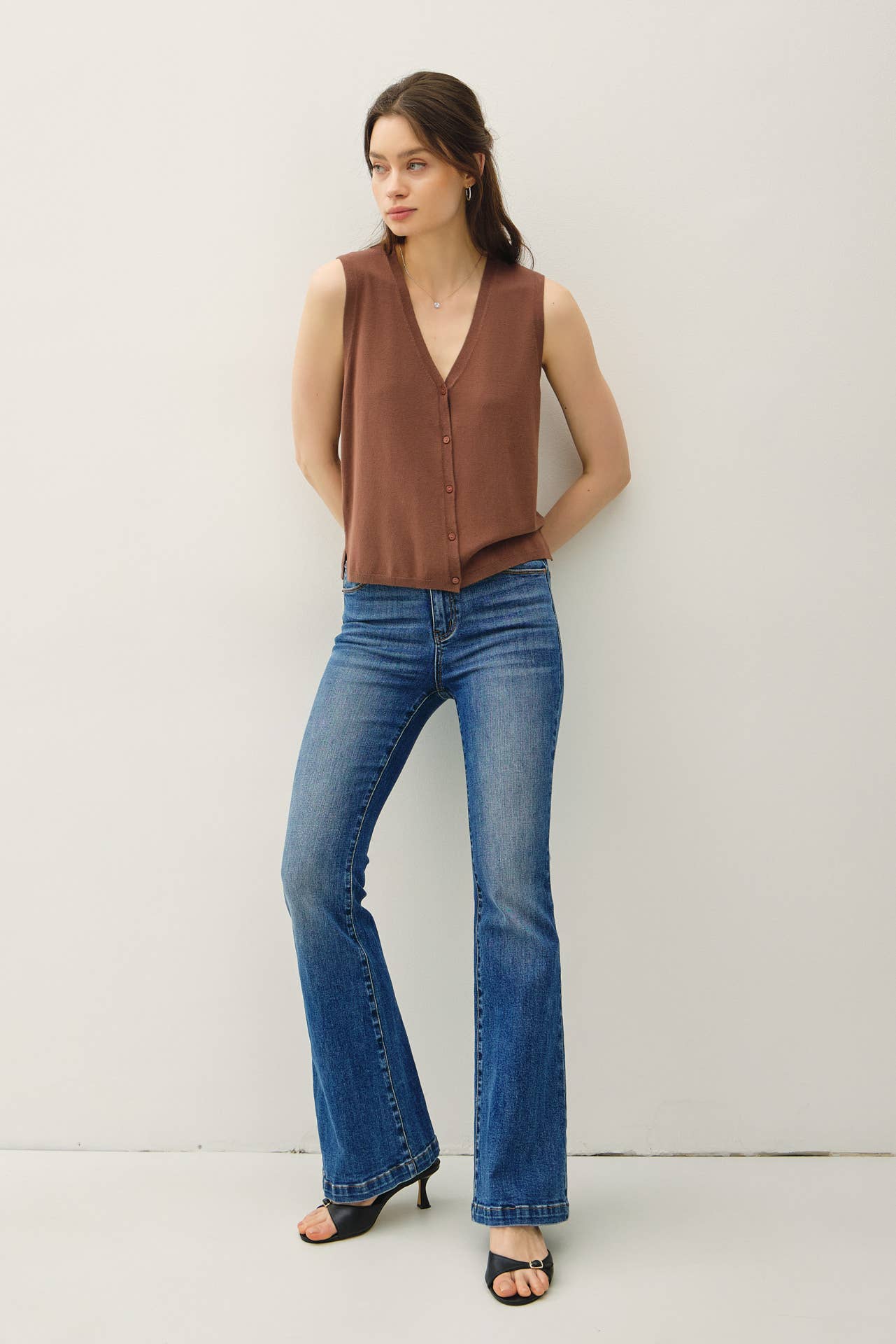 Brynne V-Neck Sweater Vest
