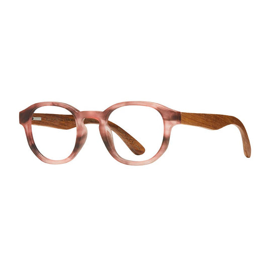 Sunset Blue Light Readers - Matte Rose Marble