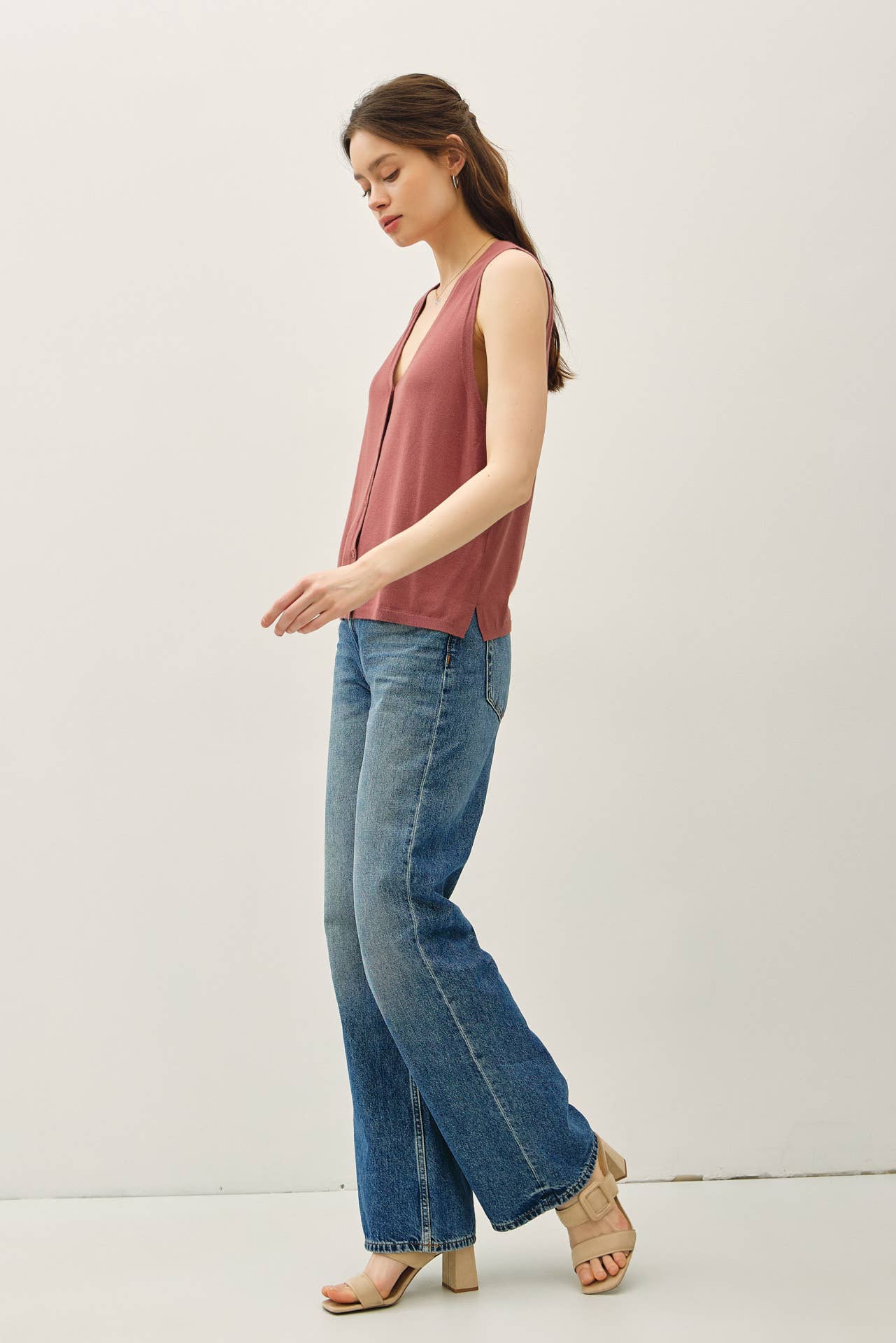 Brynne V-Neck Sweater Vest
