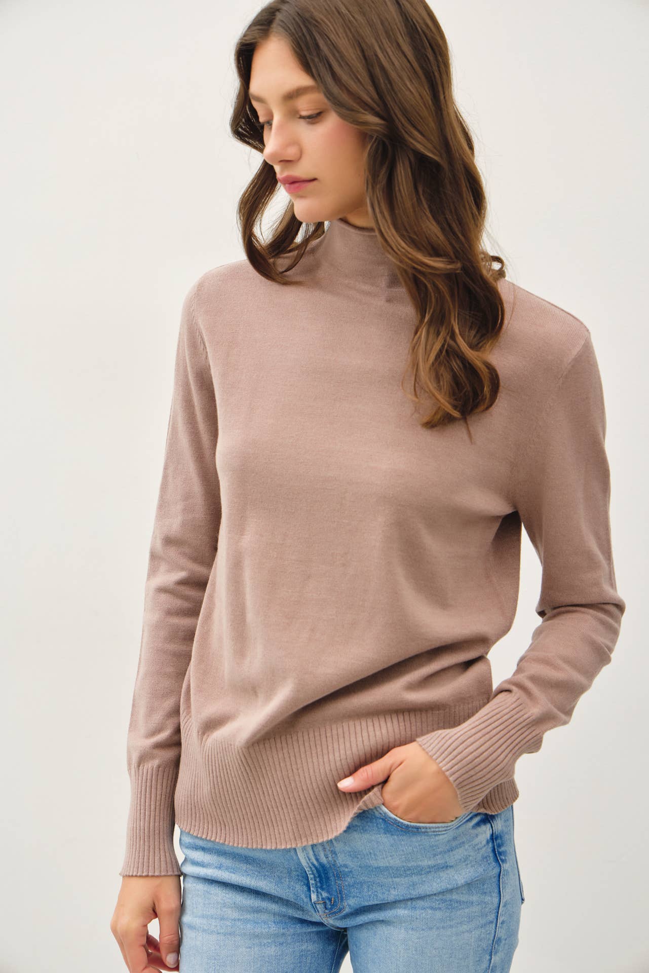 Bridget Raw Edge Sweater