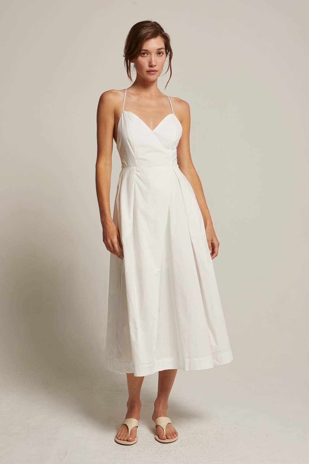 Erica Poplin Midi Dress