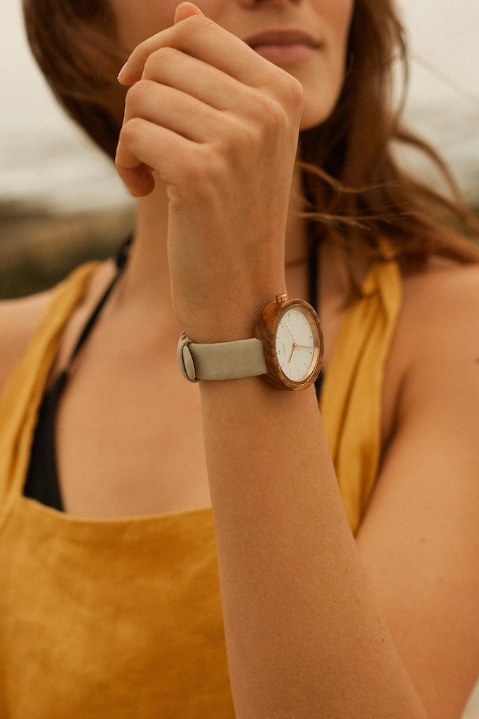 Sustainable Wood + Vegan Band Watch - Vita